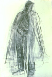 Noa Bornstein, <i>untitled</i>, 1999, charcoal on paper