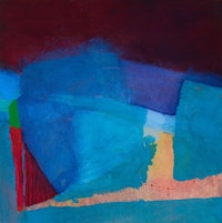 “Distance from the Sea,” 2009. Oil on canvas, 24 x 24”.  Courtesy of David Findlay, Jr. Fine Art, NYC.