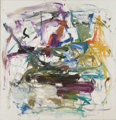 Joan Mitchell, Untitled, 1957, 461/4 × 44˝, oil on canvas. Copyright the Estate of Joan Mitchell and Courtesy Lennon, Weinberg, New York.