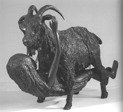 Kiki Smith, “Tied to Her Nature” (2002). Bronze, overall dimensions 12.5