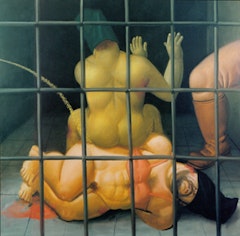 
Fernando Botero, <i>Abu Ghraib 59</i> (2005). Oil on canvas. 52 3/8