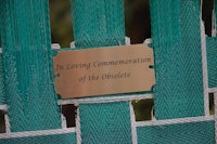 Detail, “In Loving Commemoration of the Obsolete,” - Flushing, Jewell Avenue, between 147th and 150th Streets. Image courtesy of Krystina and Marek Milde.
