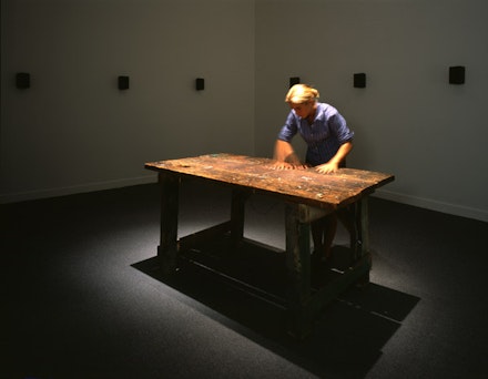 <p>Janet Cardiff, <em>To Touch</em>, 1993-4. Photo: Courtesy of the artist, Luhring Augustine, New York and Galerie Barbara Weiss, Berlin.</p>