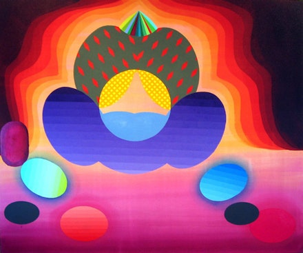 Stephen Mueller, “Chavela,” 2010. Acrylic on canvas. 50 x 60”. Courtesy of Lennon, Weinberg, Inc., NY.