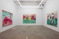 Installation view, <i>Love Before Intimacy</i> by Lola Schnabel. December 16th - February 4th, 2012, The Hole, 312 Bowery NYC. Courtesy The Hole.