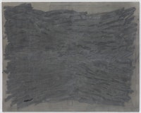 Sergej Jensen, 2011, Oil and acrylic on sewn hemp, 47 1/4 x 59 1/16 inches (120 x 150  cm).