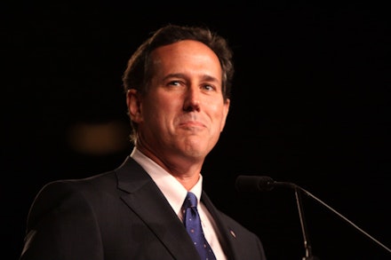 Rick Santorum speaking at CPAC FL in Orlando, Florida. Photo by Gage Skidmor, flickr.com.