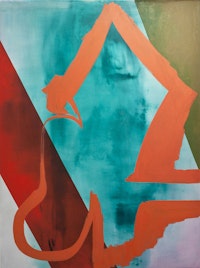 Sonia Almeida, “Diagonal Pathway,” 2011. Oil on canvas. 78 x 58”. Courtesy of the artist and Simone Subal Gallery, New York.