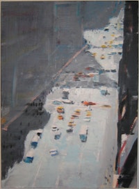 David Kapp, “Fifth Avenue South II” (2005) oil on canvas, 36 x 26 inches.
