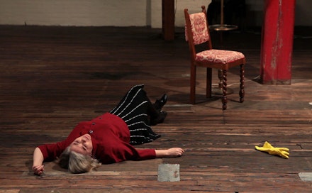 Lenora Champagne in <i>Memory's Storehouse</i>. Photo by William Moree.