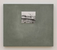 Ulrich Gebert, “The Negotiated Order #3,” 2012. Silver gelatin print, dibond, cardboard, MDF, linen. 15.5 x 18”, edition of 3 + 1 AP. Courtesy the artist and Winkleman Gallery, New York.