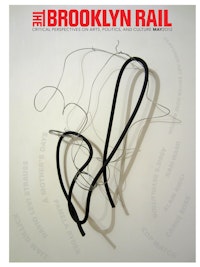 Alain Kirili, â€œAria II,â€� 2011. Galvanized Wire and Rubber. 37 x 29 x 18 inches. Courtesy Akira Ikeda Gallery, New York.