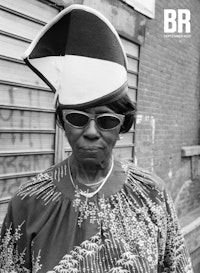 Dawoud Bey, <em>A Woman at Fulton Street and Washington Avenue</em>, from &ldquo;Street Portraits,&rdquo; 1988. Archival pigment print, 40 x 30 inches. &copy; Dawoud Bey. Courtesy the artist, Sean Kelly Gallery, Stephen Daiter Gallery, and Rena Bransten Gallery.